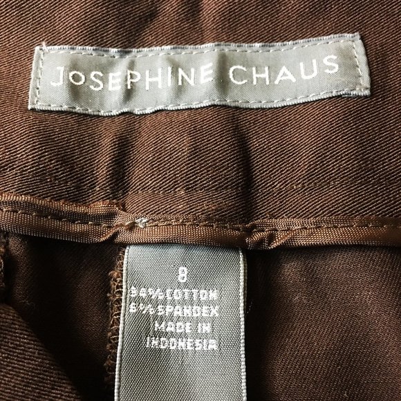JOSEPHINE CHAUS Brown Cuffed Dress Shorts - Picture 6 of 7